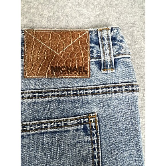 Michael Kors Womens Jeans 16 Bootcut Blue Stretch Denim 31.5" Inseam 11"Hi Rise - Picture 8 of 16